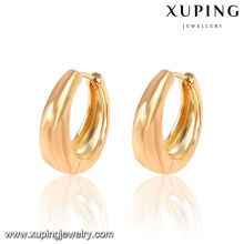 26933-Xuping Jewelry Fashion 18K Gold Plated Hoop Earring With Promotion Price